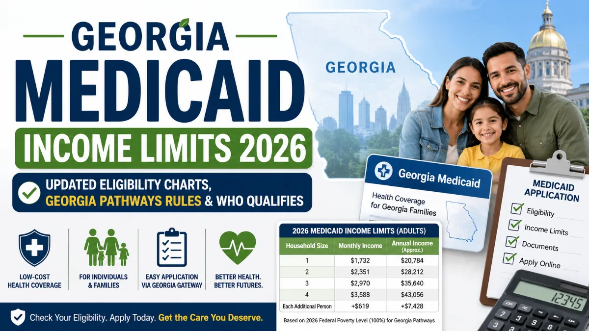 Medicaid income limits in Georgia