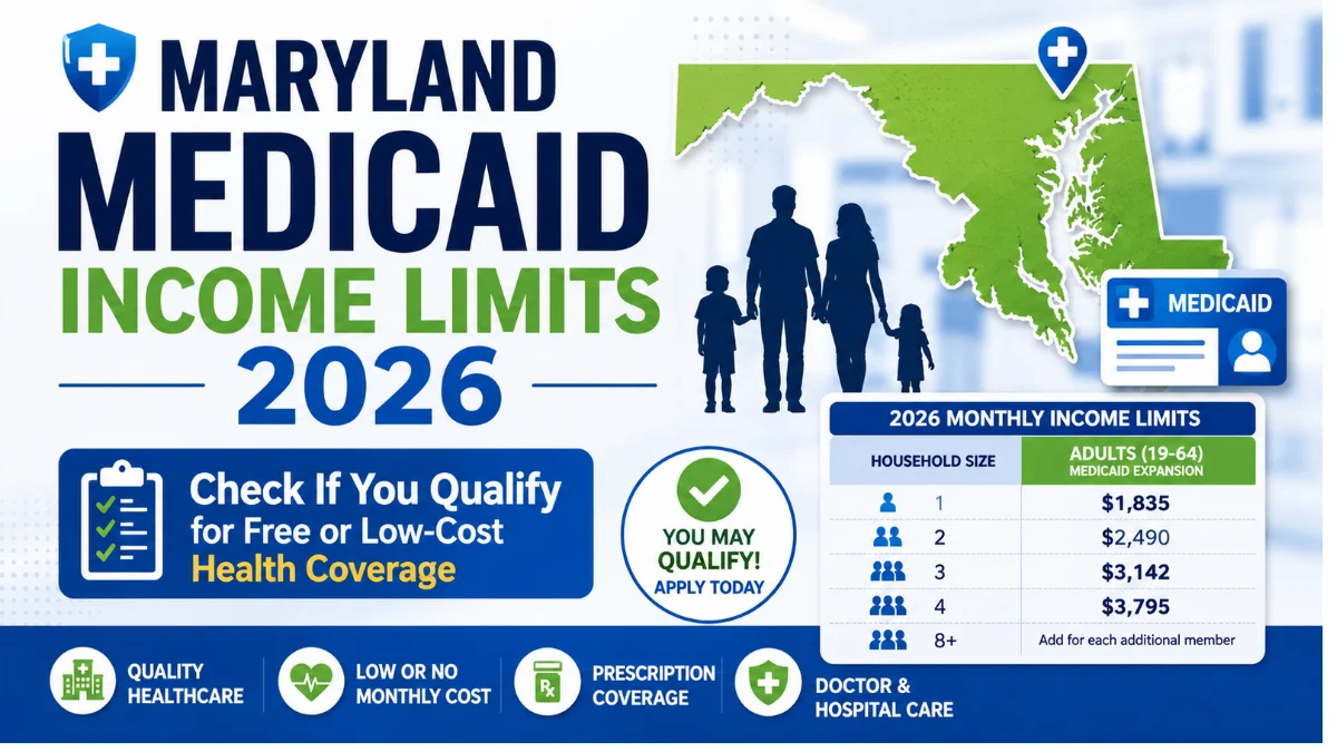 Medicaid income limits in Maryland