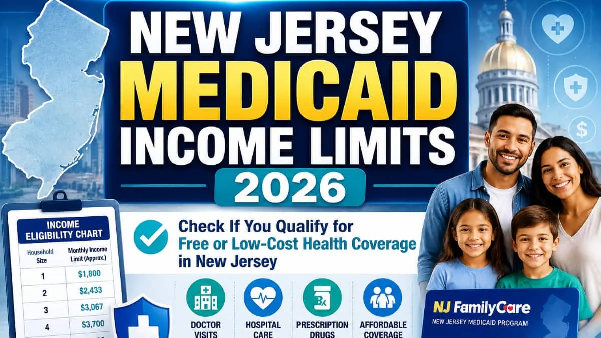 Medicaid income limits in New Jersey