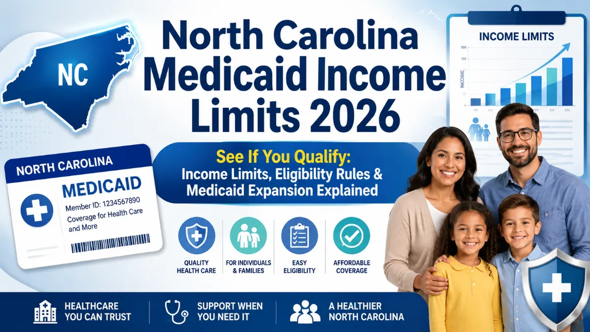 Medicaid income limits in North Carolina