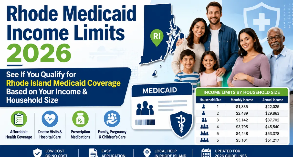 Medicaid income limits in Rhode