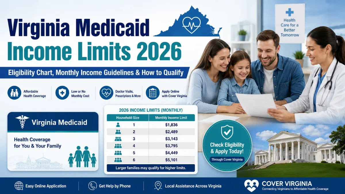Medicaid income limits in Virginia
