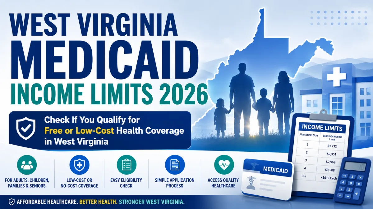 Medicaid income limits in West Virginia
