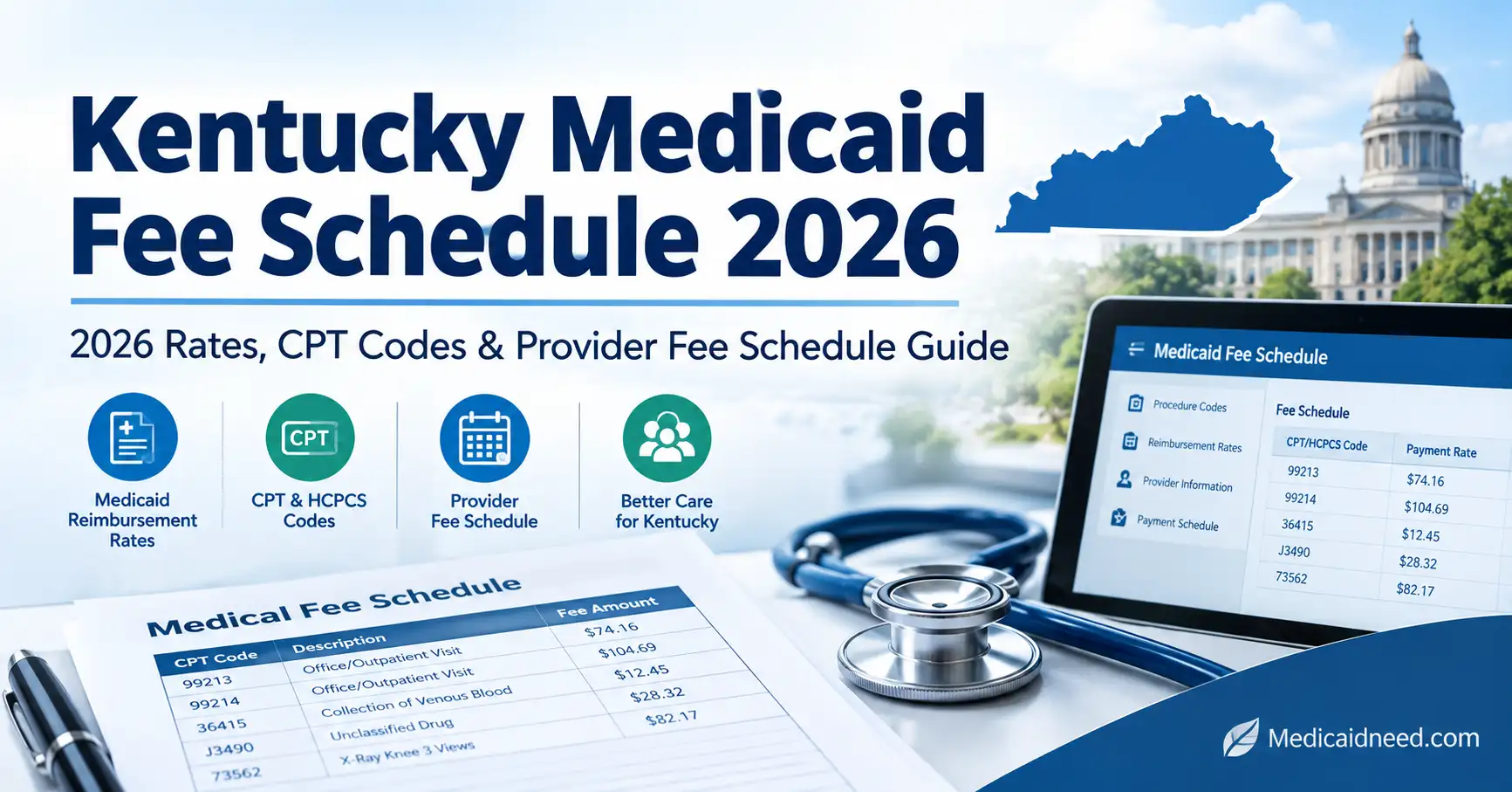 Medicaid Fee Schedule in Kentucky