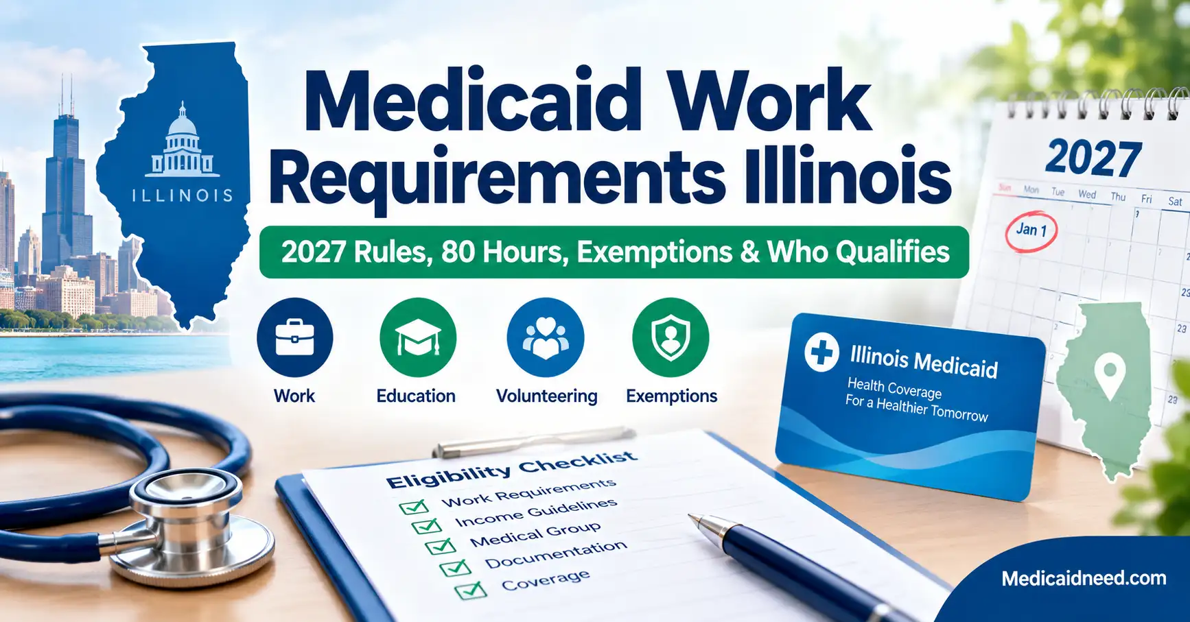 Illinois Medicaid work requirements