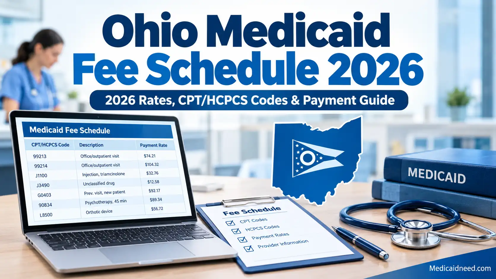 Medicaid Fee Schedule for Ohio